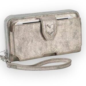 Stella & Dot Madison Tech Wallet Metallic